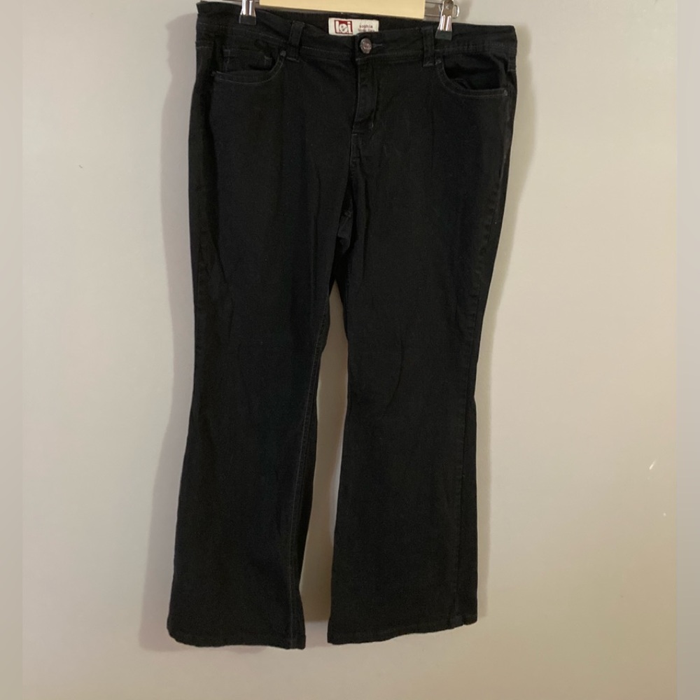 Lei 17 SHORT  Sophia hipster flare jeans 00s vintage